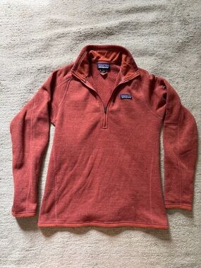Patagonia Women's Quarter-Zip Pullover - Rust